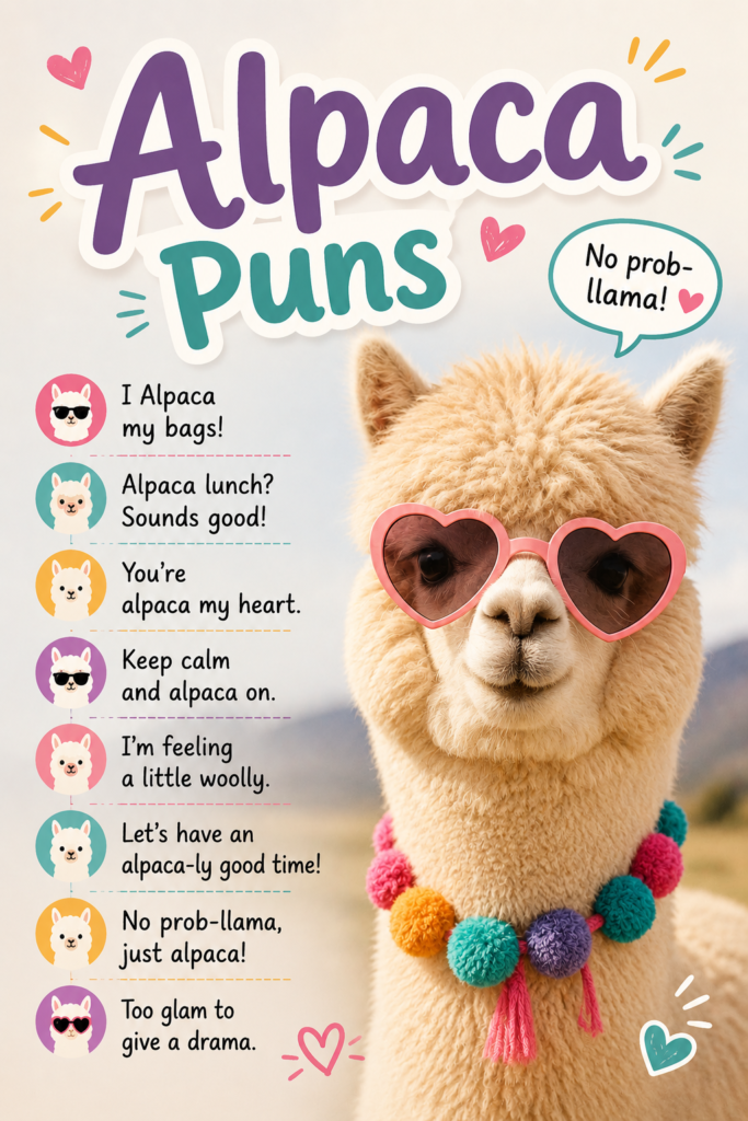 Alpaca Puns
